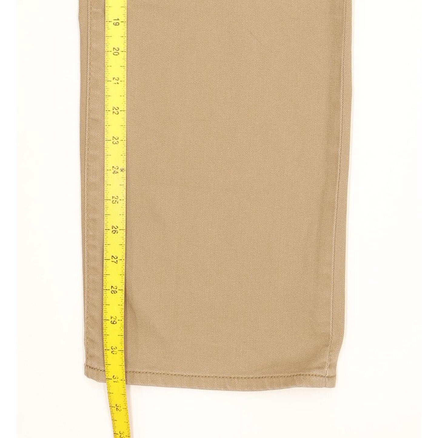 Lee Men Brown Straight Regular Stretch Jeans W36 L31