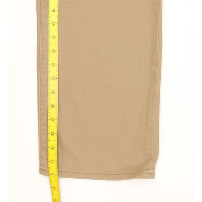 Lee Men Brown Straight Regular Stretch Jeans W36 L31