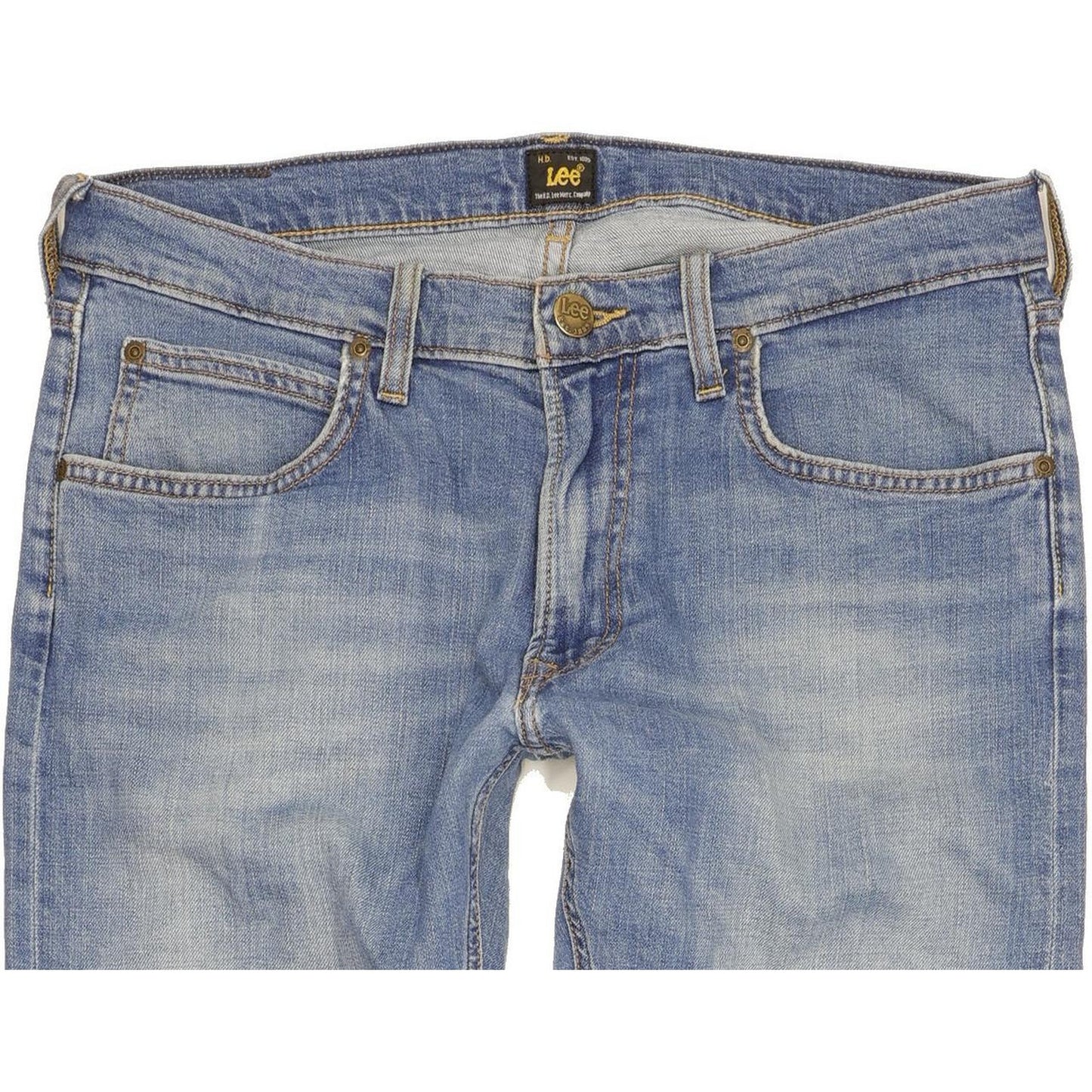 Lee Luke Men Blue Skinny Slim Stretch Jeans W32 L32