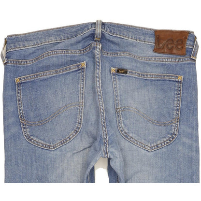 Lee Luke Men Blue Skinny Slim Stretch Jeans W32 L32