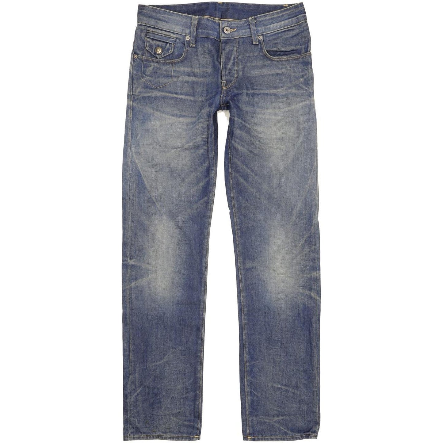 G-Star Morris Men Blue Straight Slim Jeans W28 L32