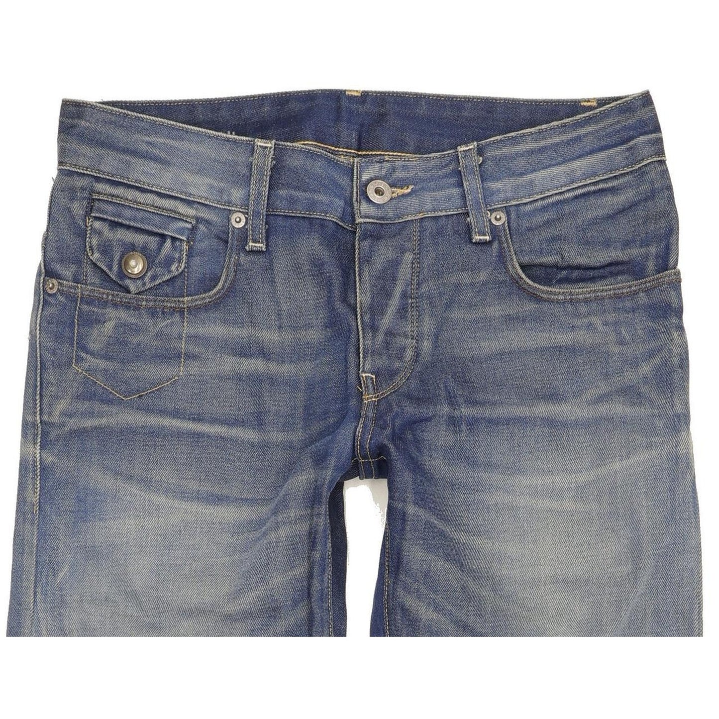 G-Star Morris Men Blue Straight Slim Jeans W28 L32