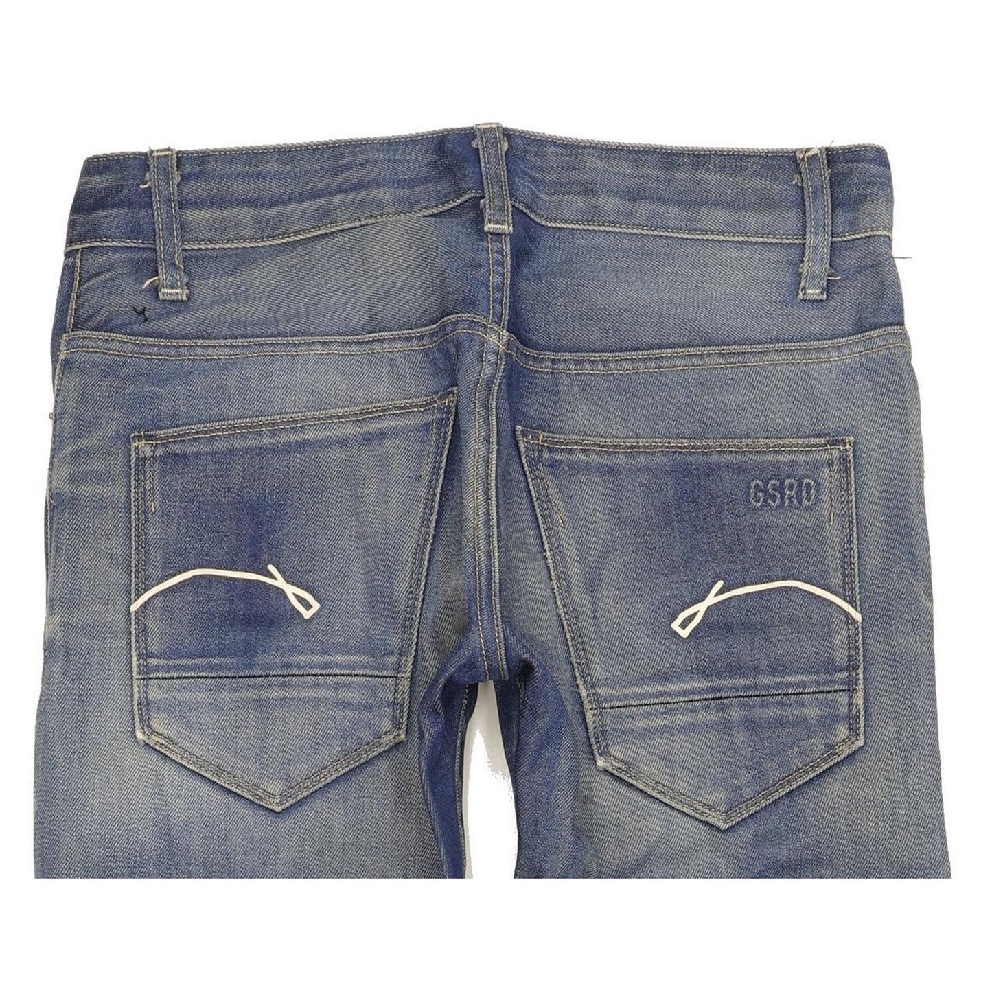 G-Star Morris Men Blue Straight Slim Jeans W28 L32