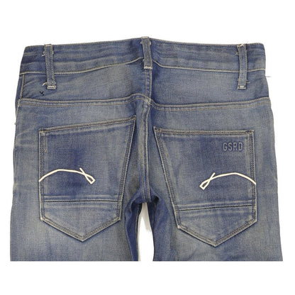 G-Star Morris Men Blue Straight Slim Jeans W28 L32
