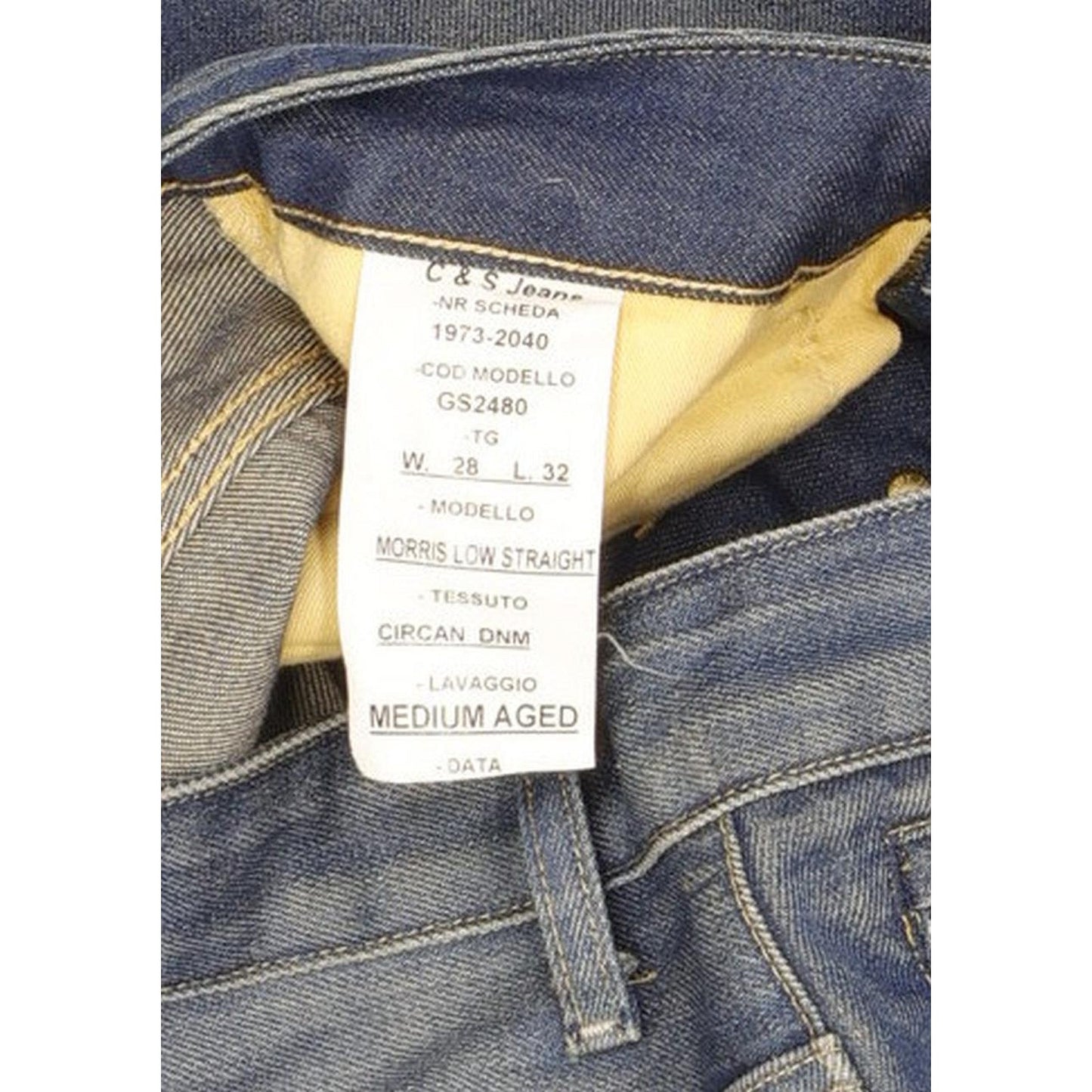 G-Star Morris Men Blue Straight Slim Jeans W28 L32