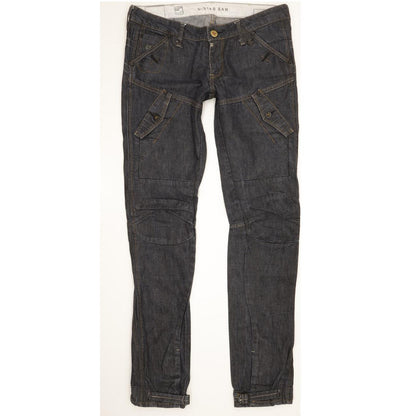 G-Star Santo Elwood Women Blue Skinny Slim Jeans W28 L34
