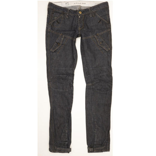 G-Star Santo Elwood Women Blue Skinny Slim Jeans W28 L34