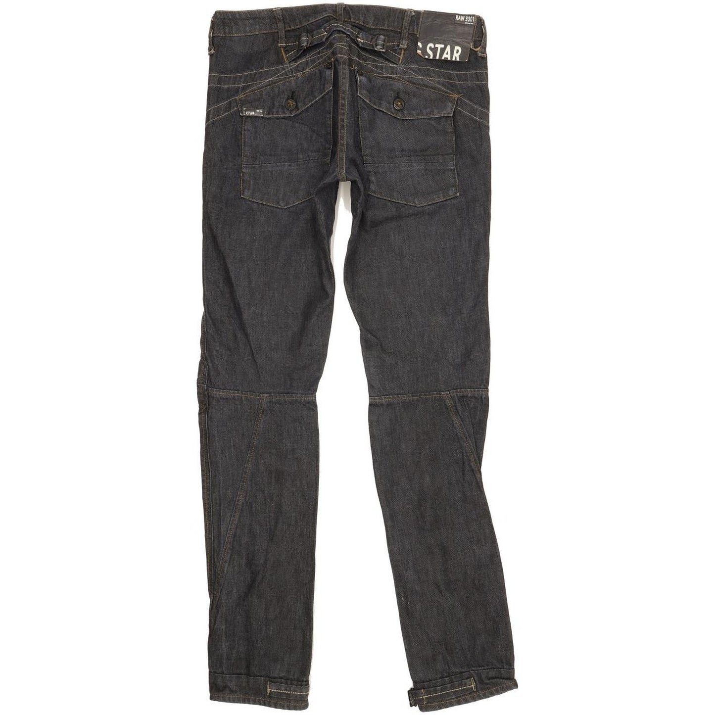 G-Star Santo Elwood Women Blue Skinny Slim Jeans W28 L34