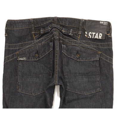 G-Star Santo Elwood Women Blue Skinny Slim Jeans W28 L34