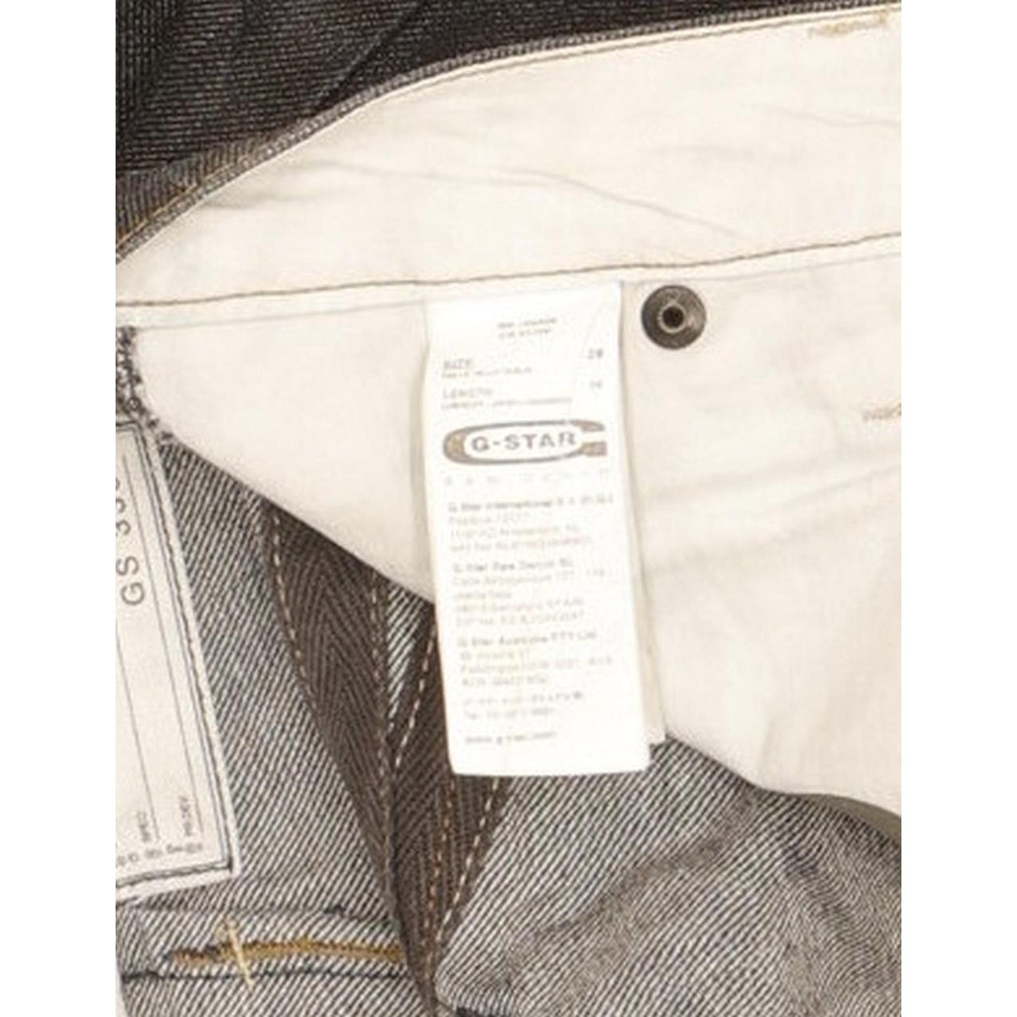 G-Star Santo Elwood Women Blue Skinny Slim Jeans W28 L34