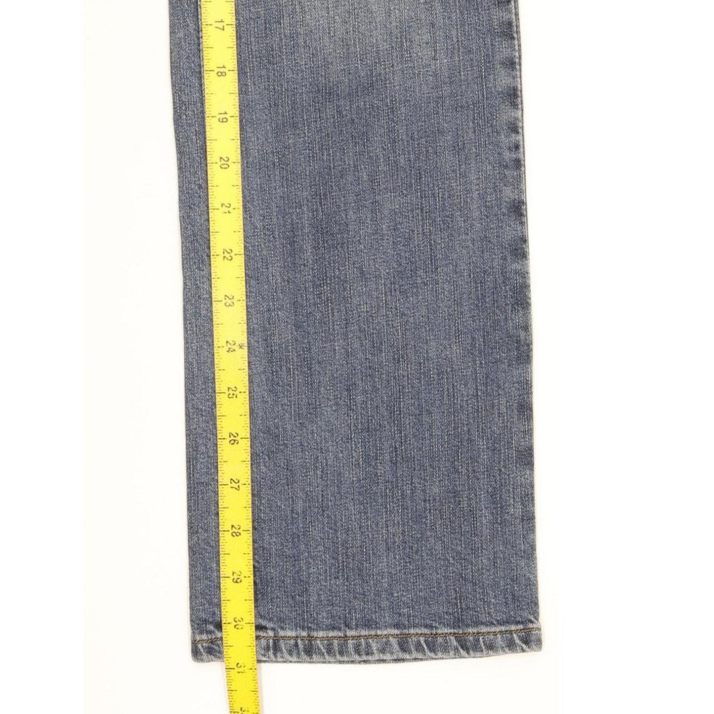 Levi's 570 Women Blue Straight Slim Stretch Jeans W25 L31