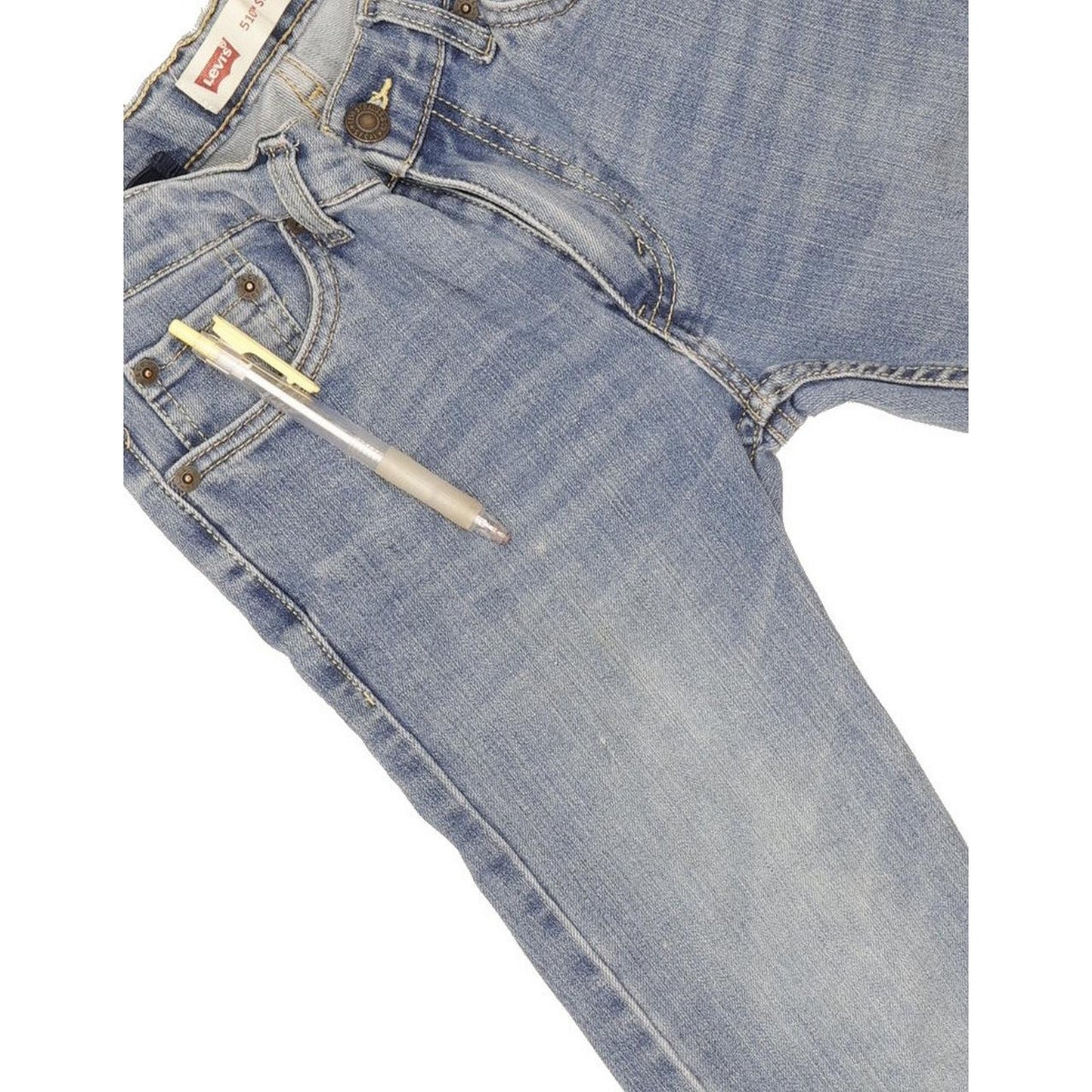 Levi's 510 Kids Blue Skinny Slim Stretch Jeans W24 L26