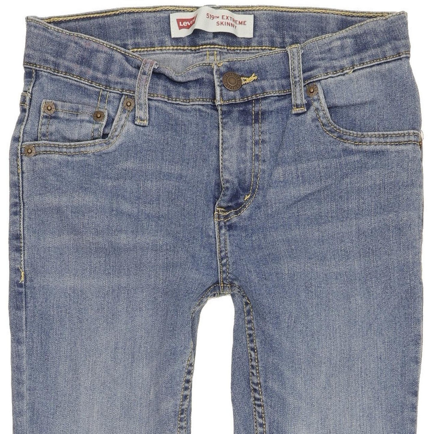 Levi's 519 Kids Women Blue Skinny Slim Jeans W26 L28