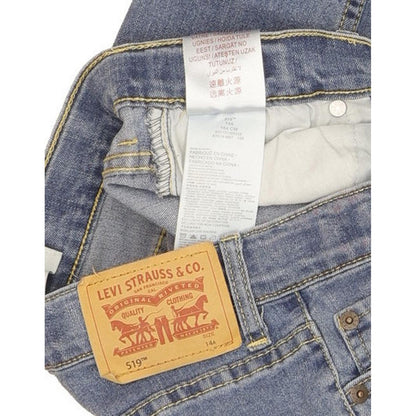 Levi's 519 Kids Women Blue Skinny Slim Jeans W26 L28