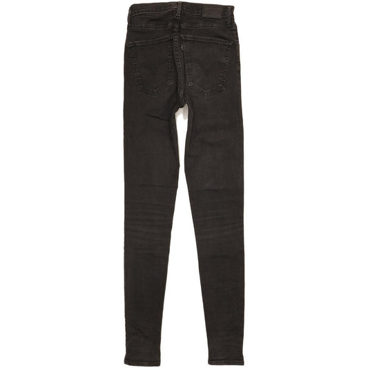 Levi's Mile Women Black Skinny Slim Stretch Jeans W26 L32