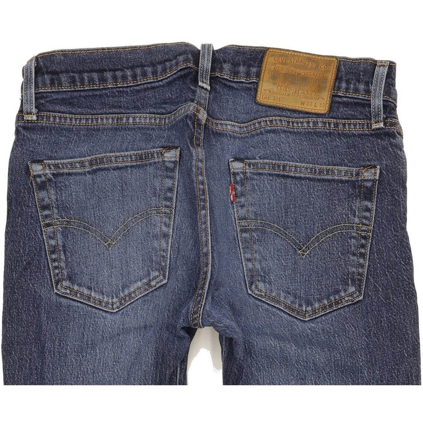 Levi's 511 Men Blue Straight Slim Stretch Jeans W31 L31