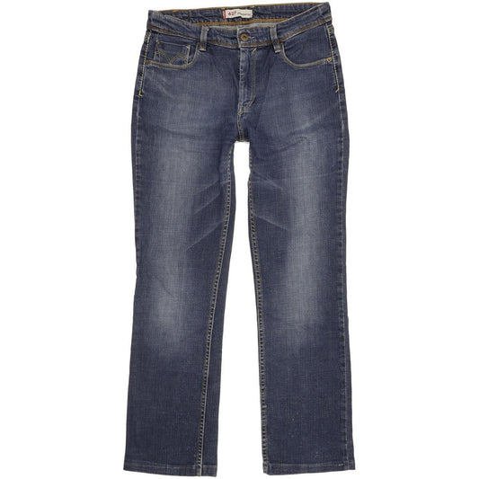 Levi's 627 Women Blue Straight Slim Stretch Jeans W31 L29