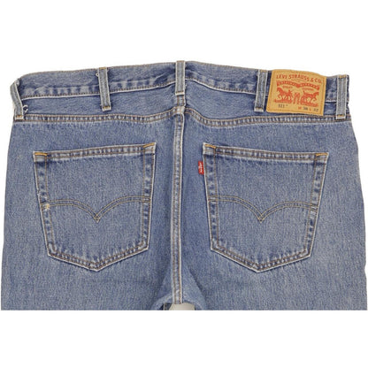 Levi's 511 Men Blue Straight Slim Jeans W38 L32