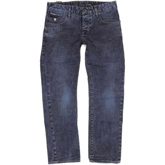 G-Star Morris Low Men Blue Straight Slim Jeans W31 L30