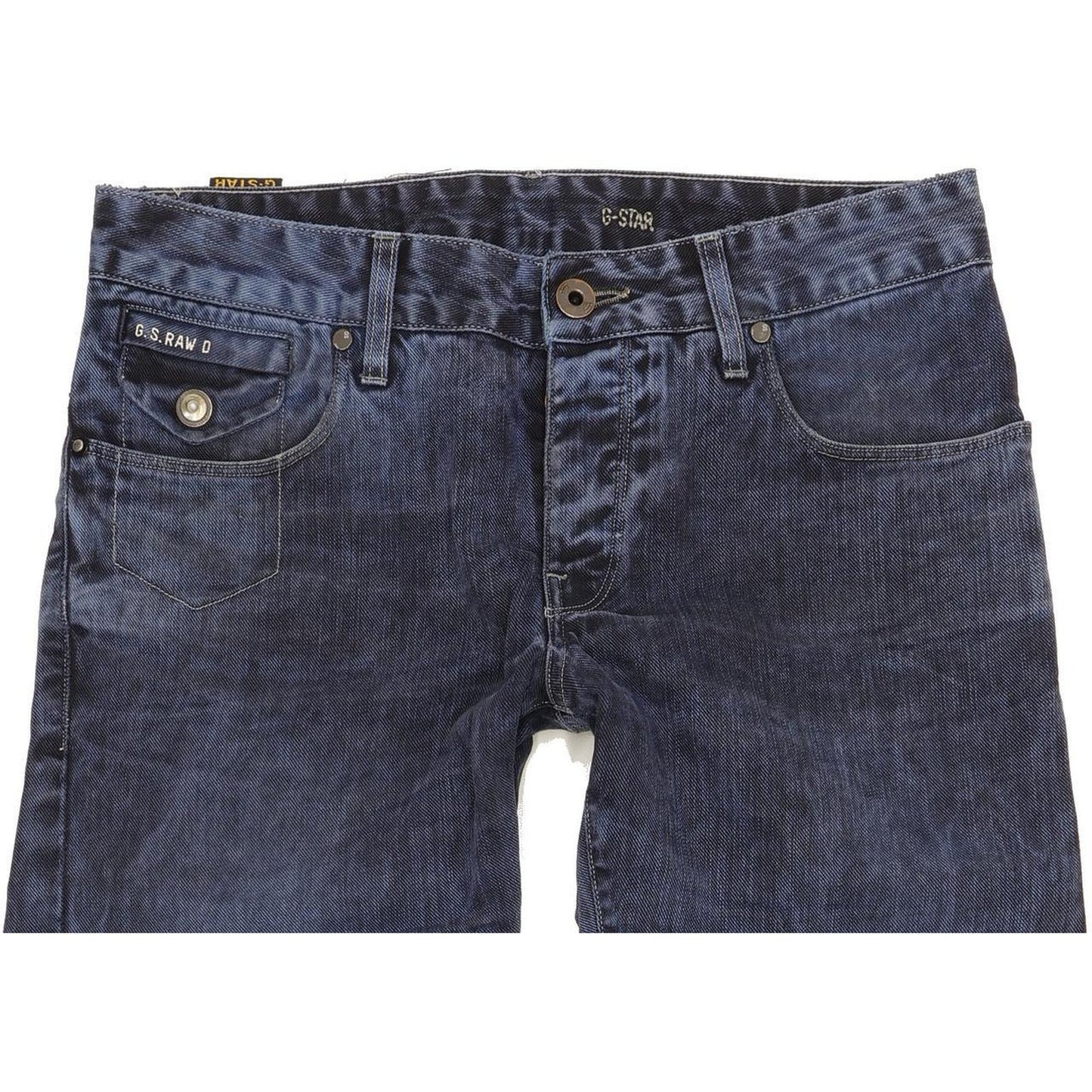 G-Star Morris Low Men Blue Straight Slim Jeans W31 L30