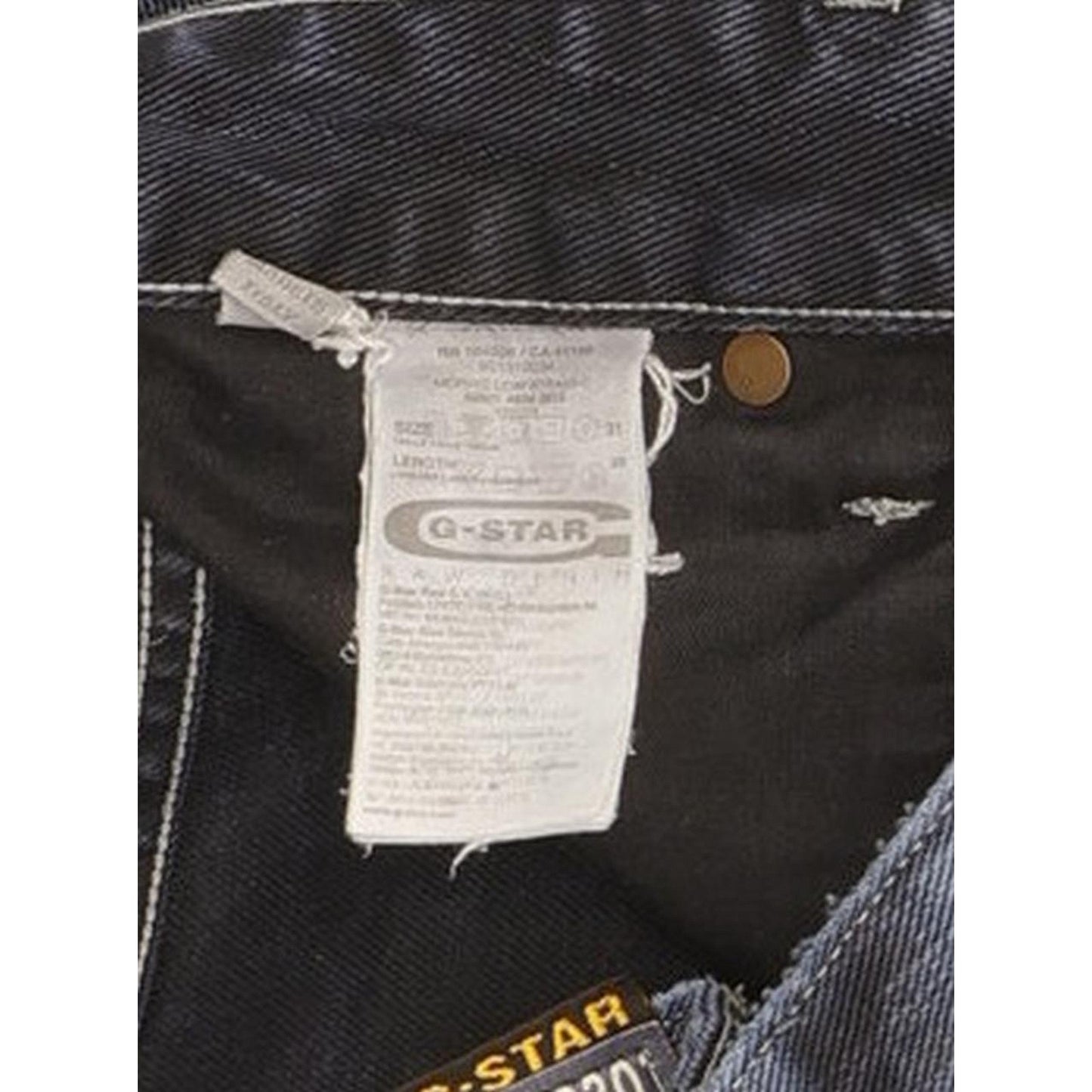 G-Star Morris Low Men Blue Straight Slim Jeans W31 L30