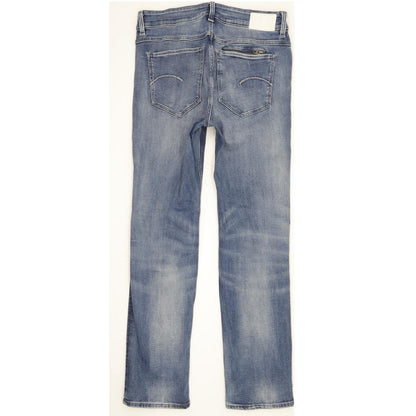 G-Star Noxer Women Blue Straight Regular Stretch Jeans W29 L29