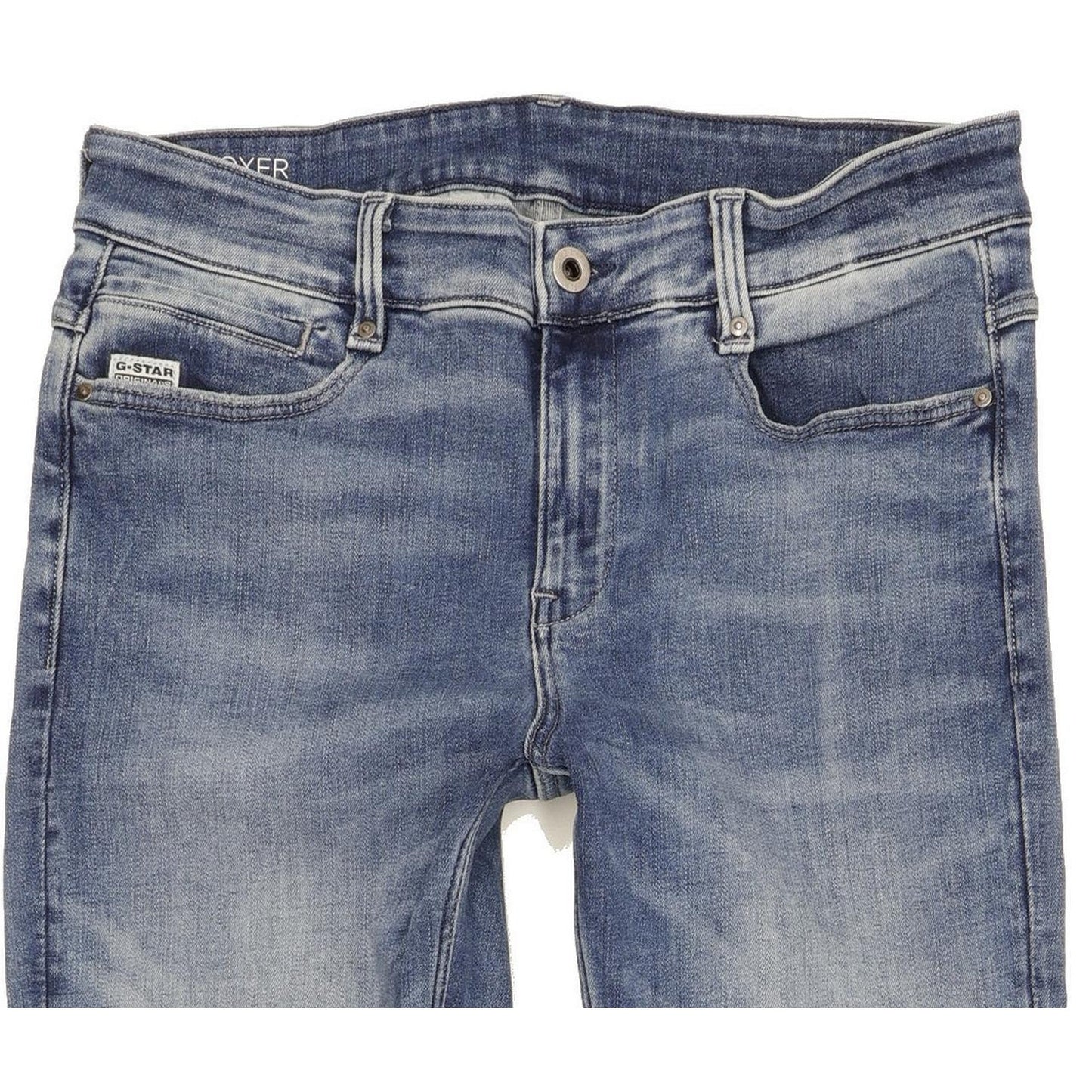 G-Star Noxer Women Blue Straight Regular Stretch Jeans W29 L29