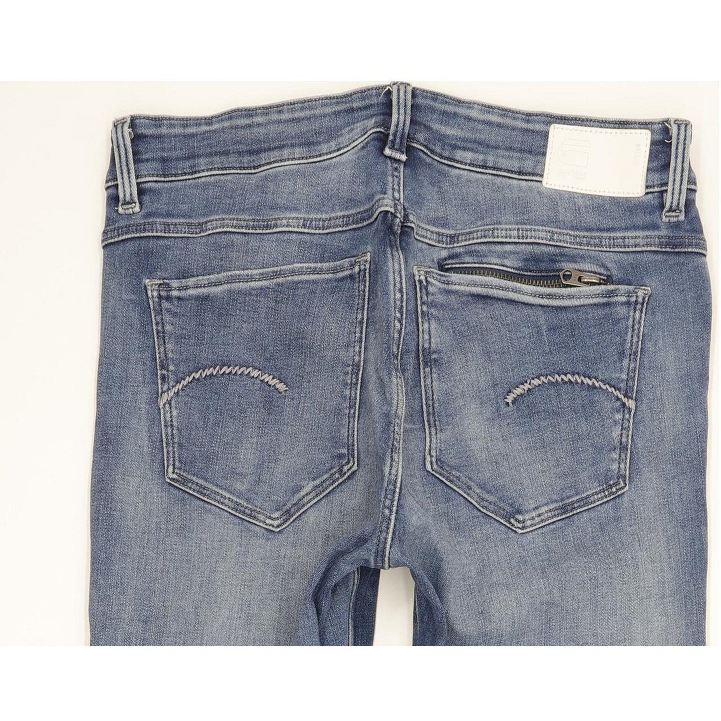 G-Star Noxer Women Blue Straight Regular Stretch Jeans W29 L29