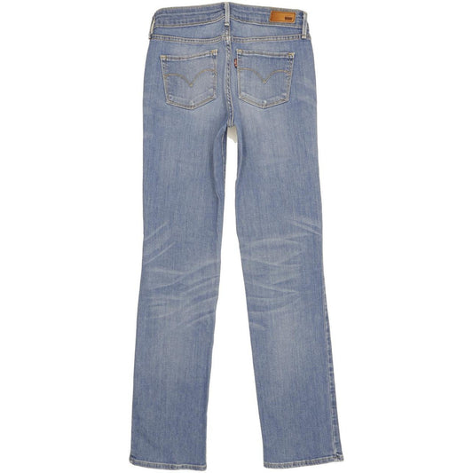 Levi's Slight Curve Women Blue Straight Slim Stretch Jeans W27 L31