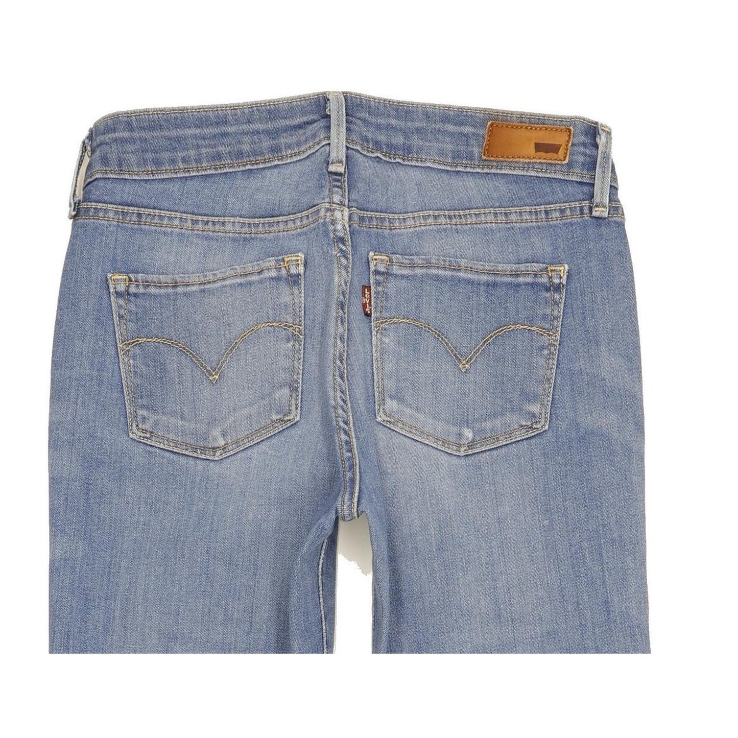 Levi's Slight Curve Women Blue Straight Slim Stretch Jeans W27 L31