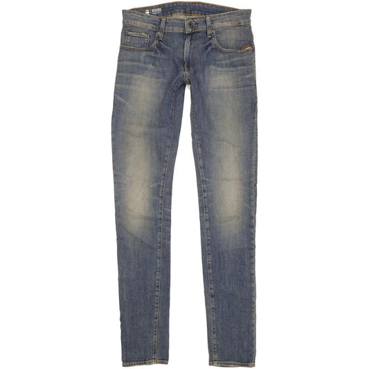 G-Star Revend Men Blue Skinny Slim Stretch Jeans W31 L37