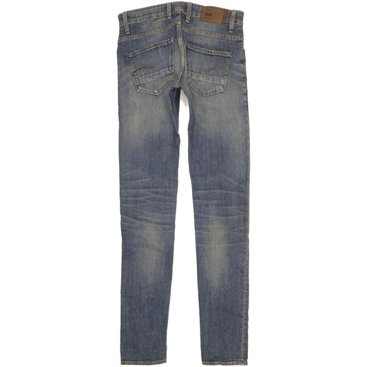 G-Star Revend Men Blue Skinny Slim Stretch Jeans W31 L37