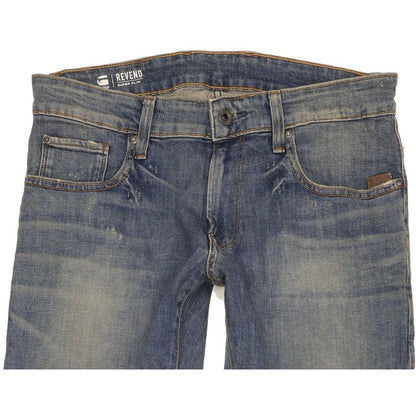G-Star Revend Men Blue Skinny Slim Stretch Jeans W31 L37