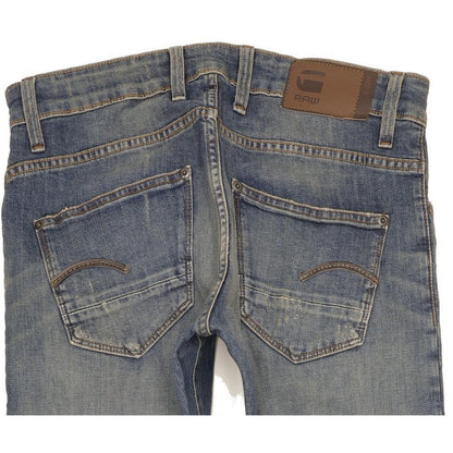G-Star Revend Men Blue Skinny Slim Stretch Jeans W31 L37