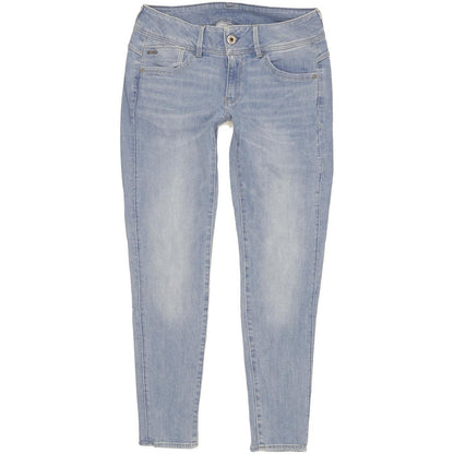 G-Star Lynn Women Blue Skinny Slim Stretch Jeans W28 L29