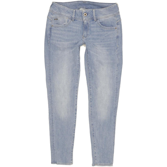 G-Star Lynn Women Blue Skinny Slim Stretch Jeans W28 L29