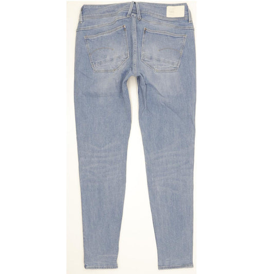 G-Star Lynn Women Blue Skinny Slim Stretch Jeans W28 L29