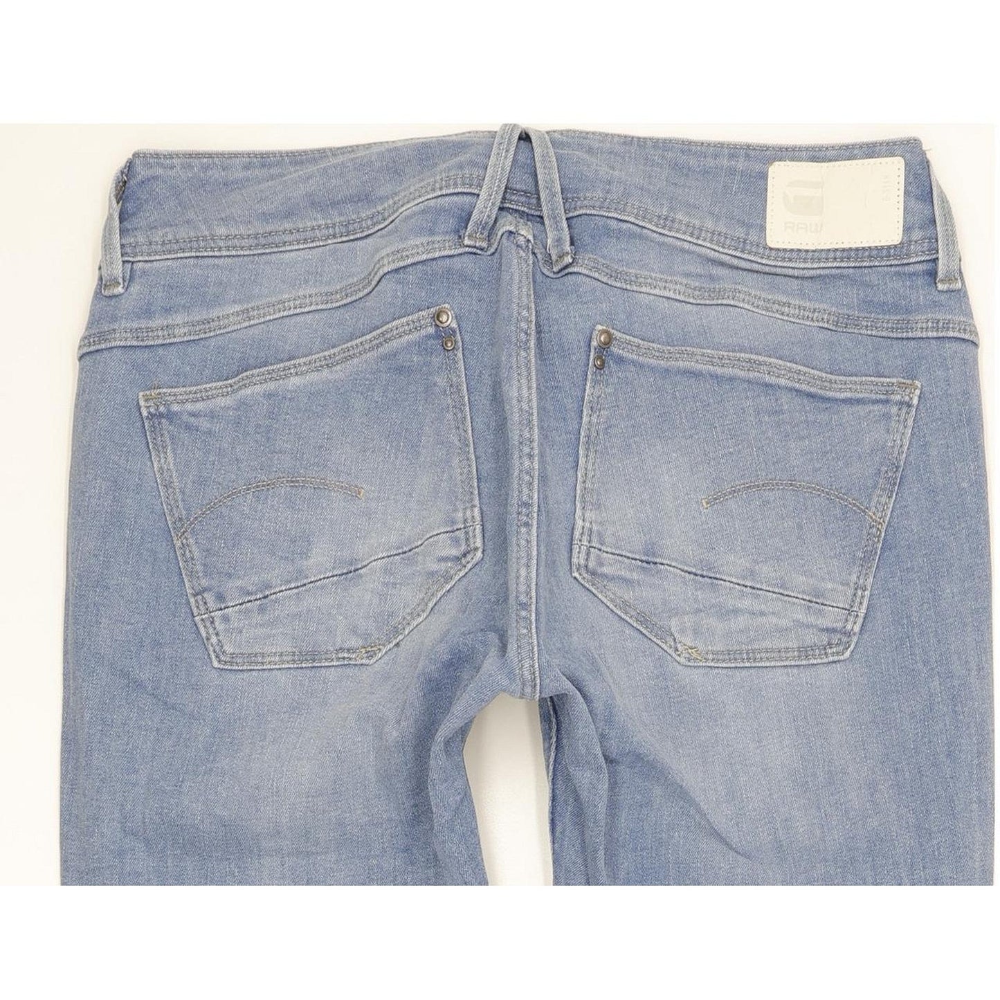 G-Star Lynn Women Blue Skinny Slim Stretch Jeans W28 L29