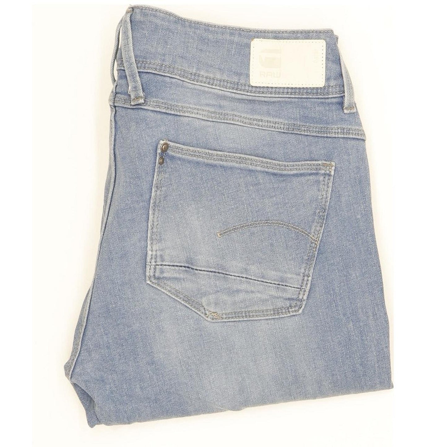 G-Star Lynn Women Blue Skinny Slim Stretch Jeans W28 L29