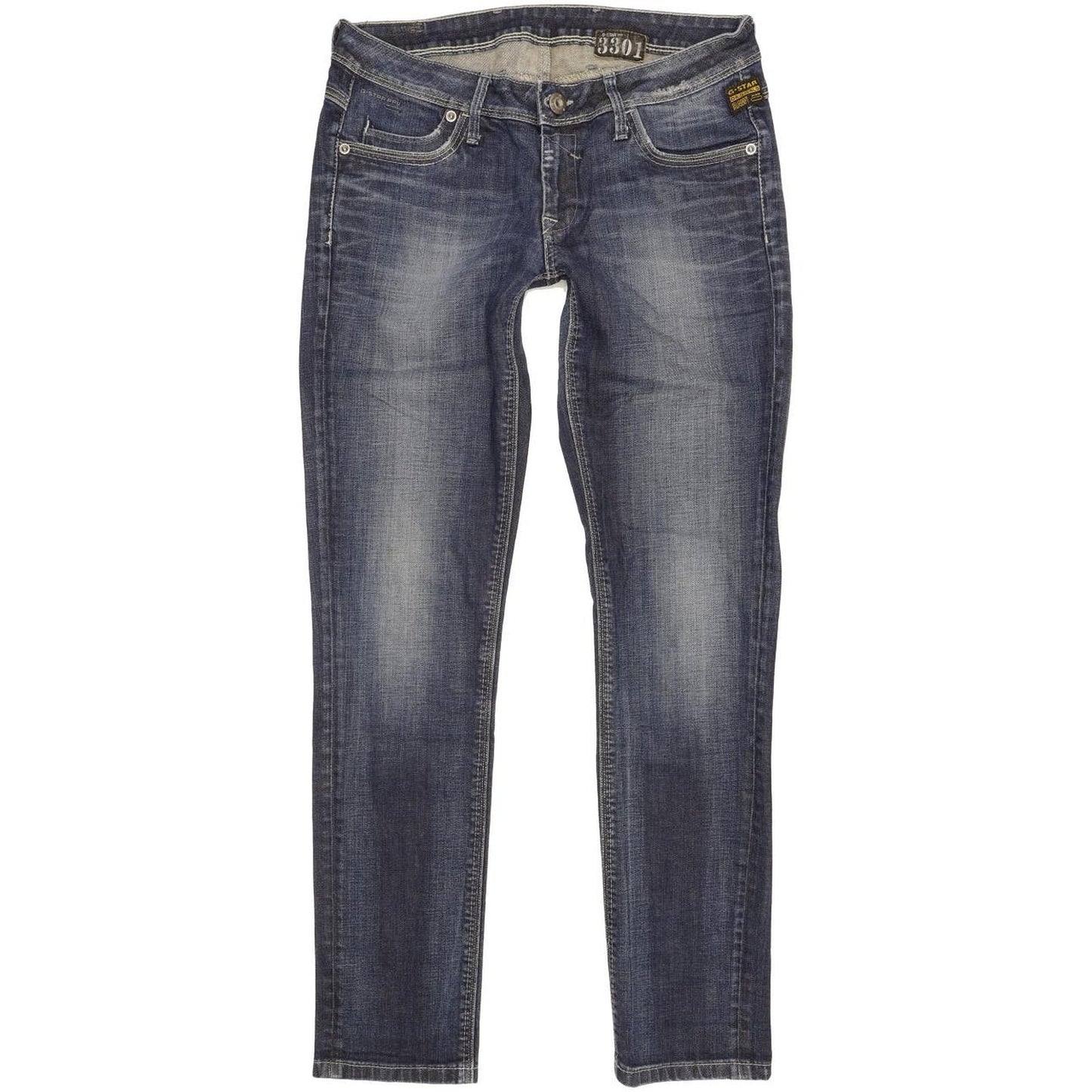 G-Star New Tag Women Blue Skinny Slim Stretch Jeans W30 L30