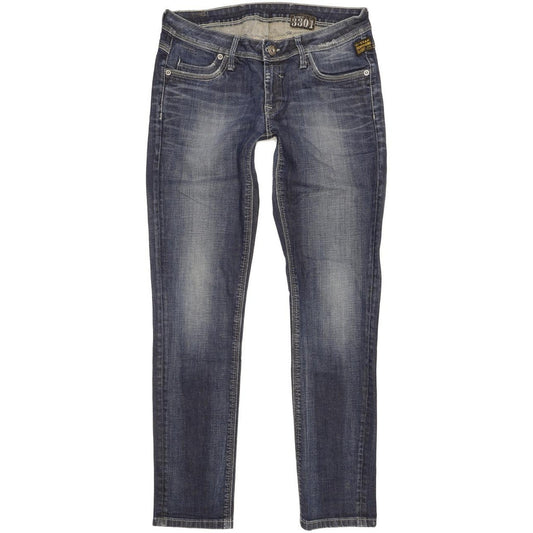 G-Star New Tag Women Blue Skinny Slim Stretch Jeans W30 L30