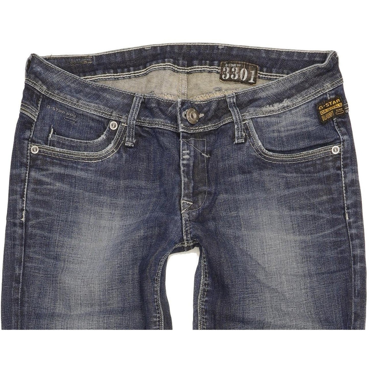 G-Star New Tag Women Blue Skinny Slim Stretch Jeans W30 L30