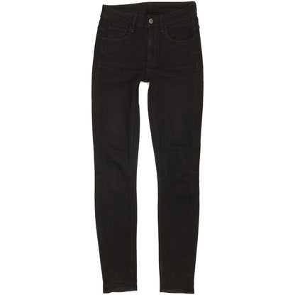 G-Star 3301 Deconst Women Black Skinny Slim Jeans W25 L31