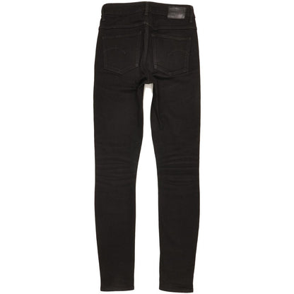 G-Star 3301 Deconst Women Black Skinny Slim Jeans W25 L31