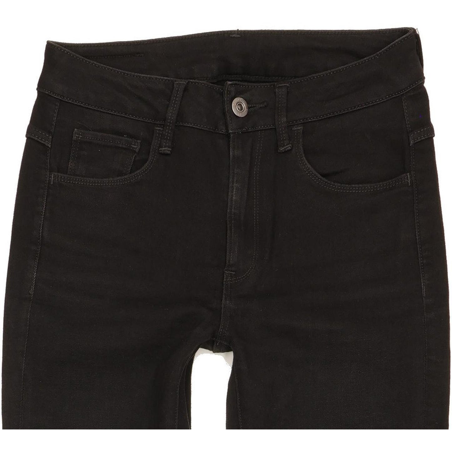 G-Star 3301 Deconst Women Black Skinny Slim Jeans W25 L31