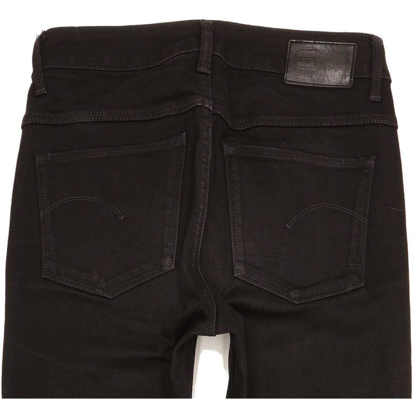 G-Star 3301 Deconst Women Black Skinny Slim Jeans W25 L31
