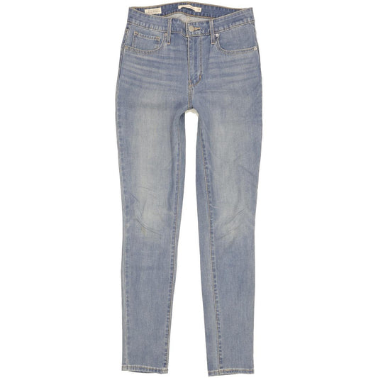 Levi's 721 Women Blue Skinny Slim Stretch Jeans W28 L30