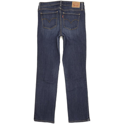 Levi's 714 Women Blue Straight Slim Stretch Jeans W28 L29