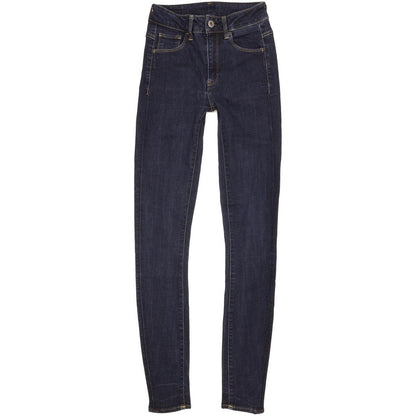 G-Star 3301 Deconst Women Blue Skinny Slim Stretch Jeans W24 L32