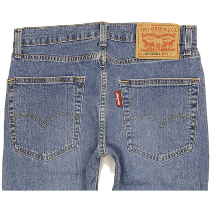 Levi's 502 Hi-Ball Men Blue Tapered Regular Stretch Jeans W29 L30